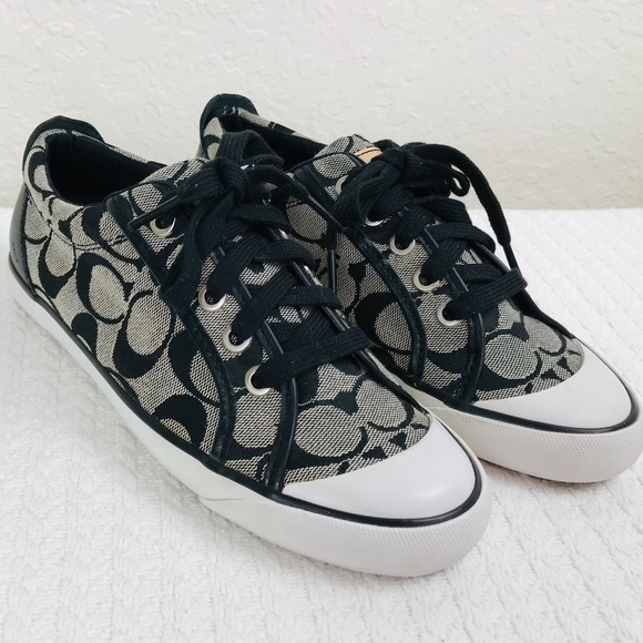 Coach Shoes - COACH BARRETT SIGNSTURE MONOGRAM SNEAKERS